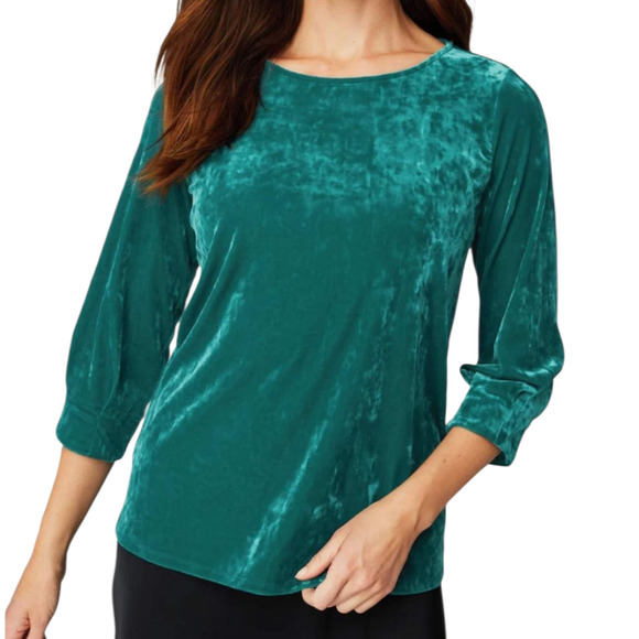 J.Jill Velvet Top - Picture 1 of 10